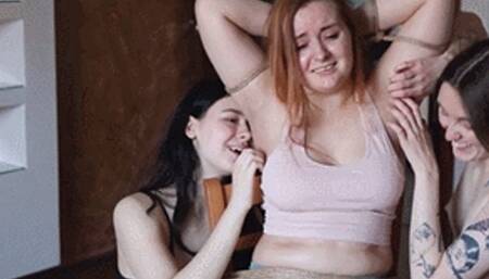 Girls has wild fun with ticklish armpits Full version (FULL HD MP4)