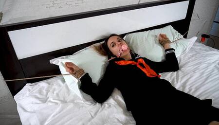 punishment of a schoolgirl in bed for absenteeism (FULL HD MP4)