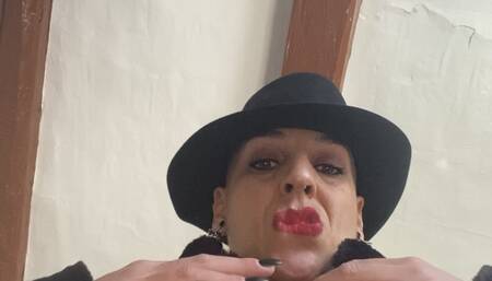 giantess kala eats tiny before the party & he jerks off inside her