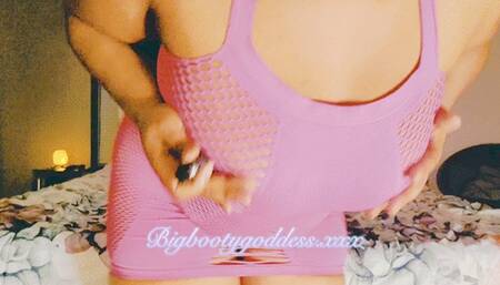 Neon Fishnet Goddess Worship