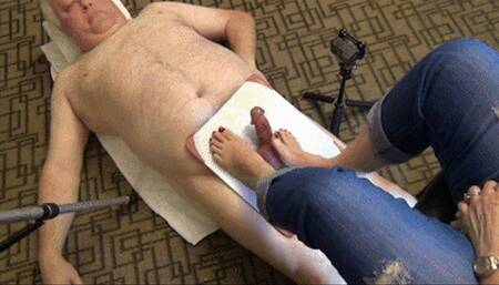 Ruined Barefoot Footjob - FULL HD 1080p WMV