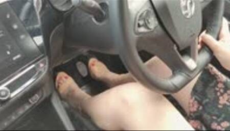 GF Driving to Christening - High Heel Sandals