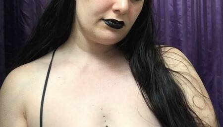 Miss Purrrfect Satin Glove Tease