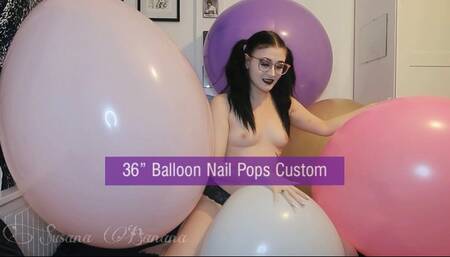 36 inch Balloon Nail Pops Custom