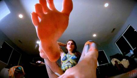 Real Slave Training : Foot Cleaning Furniture (HD 4K MP4)