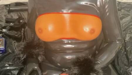 TS LATEX RUBBER HOOD BIG CREAM CUMSHOT SMOKING 120MM