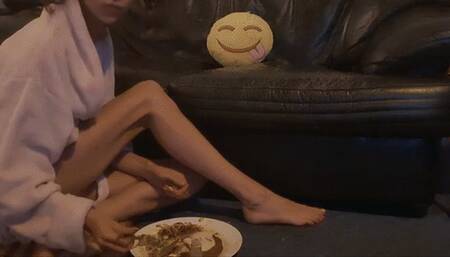 Having my dinner, Finally !!!