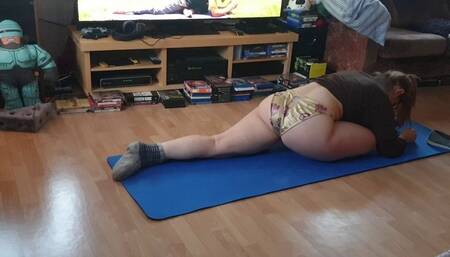 Satin Panty & Socks Yoga