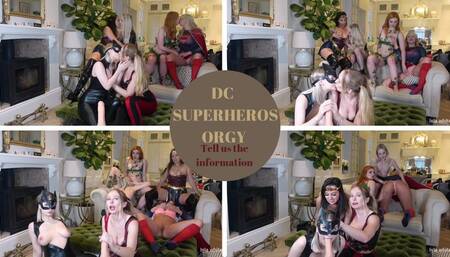 DC Superheroines orgy