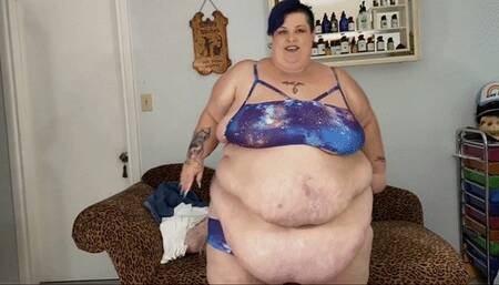 Outgrown Bikini & Too Tight Shorts Try On *WMV*