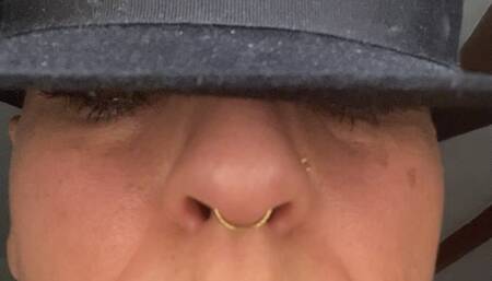 giantess kala makes tiny suck a dildo, cum in a spoon and drink it