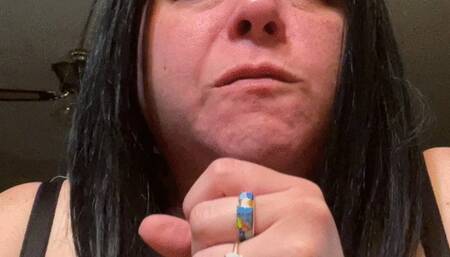 Coughing & Nose Blows in Sexy Bra