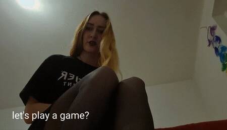 POV - Smothered Under Nylon Feet Challenge