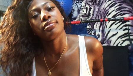 NATURAL BIG BREAST EBONY BABE SUCKS DICK IN HER FIRST PORN VIDEO KING of AMATEUR PORN