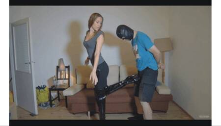 Ballkicks With Platform Boots (wmv)