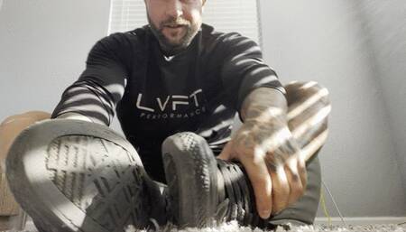 You are totally mesmerized by my feet and power of my musk scent