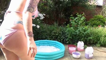 Gungy in the garden