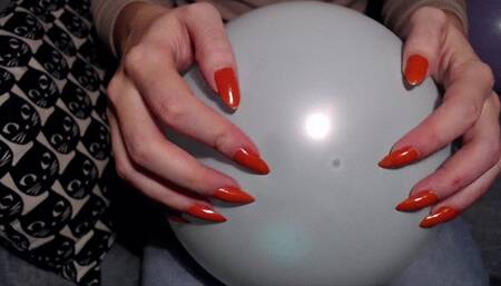 Sharp fingernails destroying