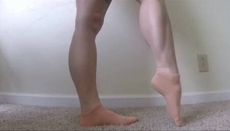 Pink Ankle Socks and Calves Worship WMV 720