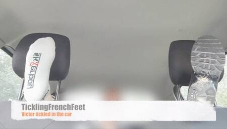 Victor, 23 yo, tickled in the car (mobile)