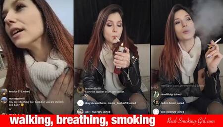 Walking Breathing Smoking