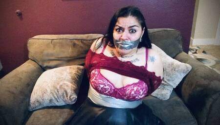 Scared damsel determined to break free