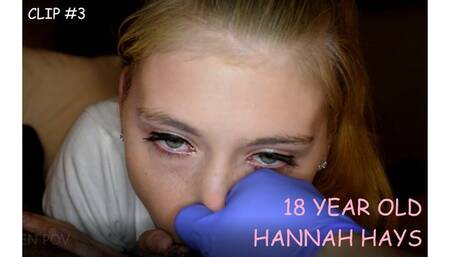 Real life 18 year old high school girl learns to deepthroat a dirty old man she just met