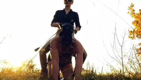 New Pony under me by Mistress Katharina - HD