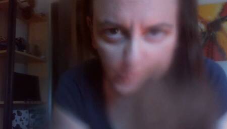 Spit full of phlegm in the face