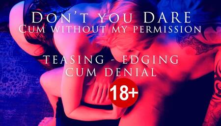 Teasing Edging Cum Denial - ASMR JOI Light Touch Blowjob and Narration