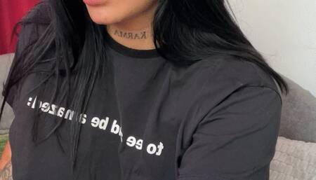 smoking and flashing