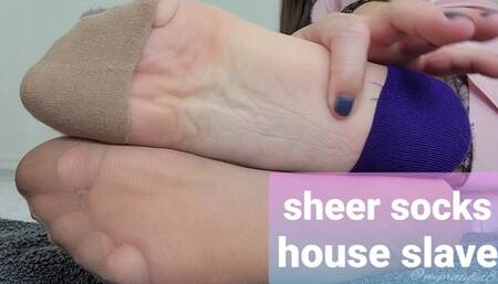 Sheer Socks for House Slave