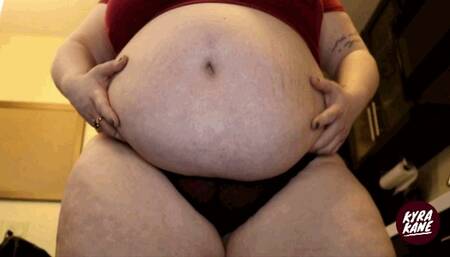 Nearly Smothered Fatty Belly Dance POV (MP4 HD)