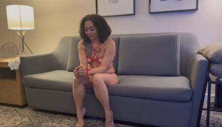 Behind The Scenes Of Macy Divine's Modeling Bondage Photoshoot