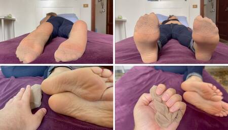 I didn't imagine that my friend's step-brother liked to sniff feet - 4K