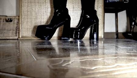 Golden McLaren vs my goth boots