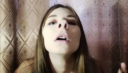 Glass and pig nose