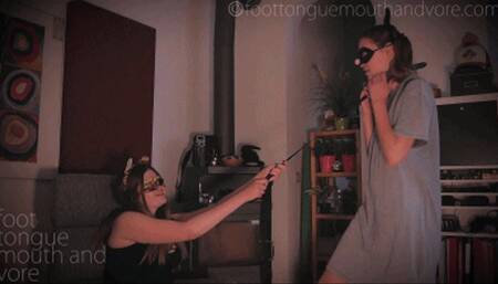 Eating The Dancing Slave Girl (FF Same-Size Vore with Long Digestion Scene)