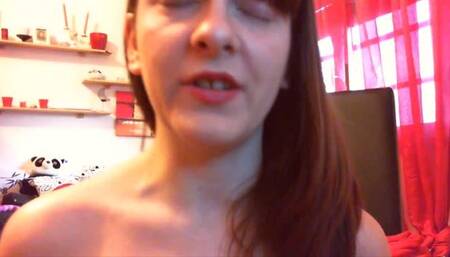 Hardcore food and stiletto masturbation