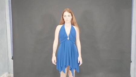 Gilda model in handcuffs