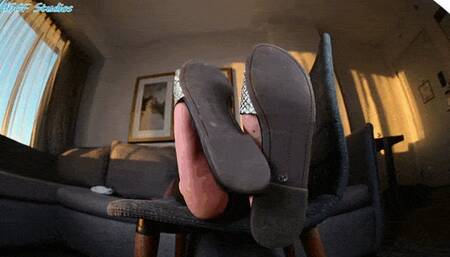 Some BBW feet in sandals  - MP4