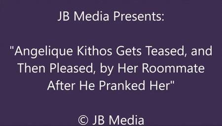 Angelique Kithos Pranked with Tickling and Foot Worship - SD