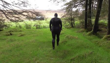 Fetish In The Forest - Outdoor Rubber Action