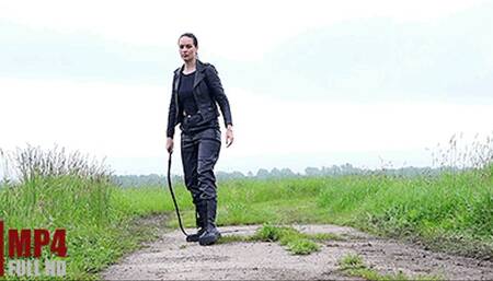 Whipped with the long Bullwhip (FULL HD) – Lady Iveta