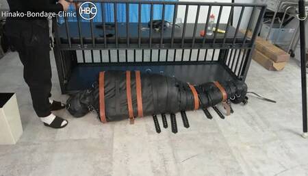 Leather Sleep Sack Remote Control Anal Vibe Isolation