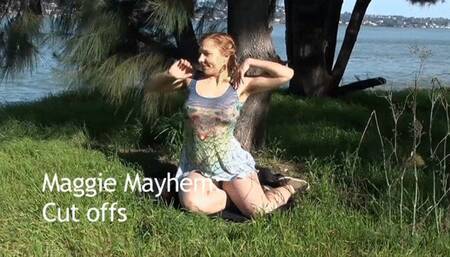 Unshaven Blonde has Screaming Orgasms Outdoors