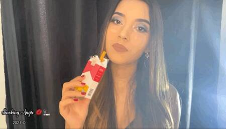 FinDom in a leather corset and heavy make up close up! I fuck your mind and your bank account!