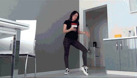 very smelly and dirty sneakers a