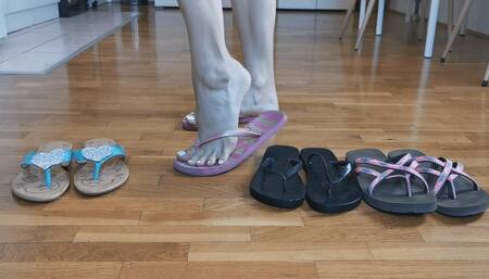 my flip flops collection