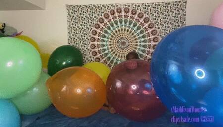 Stepmom bursts balloons and drains balls